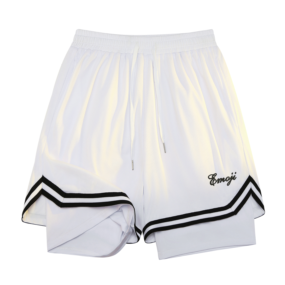 

Повседневные шорты унисекс Emoji, Clothing Sets: (White+Gradient Black)