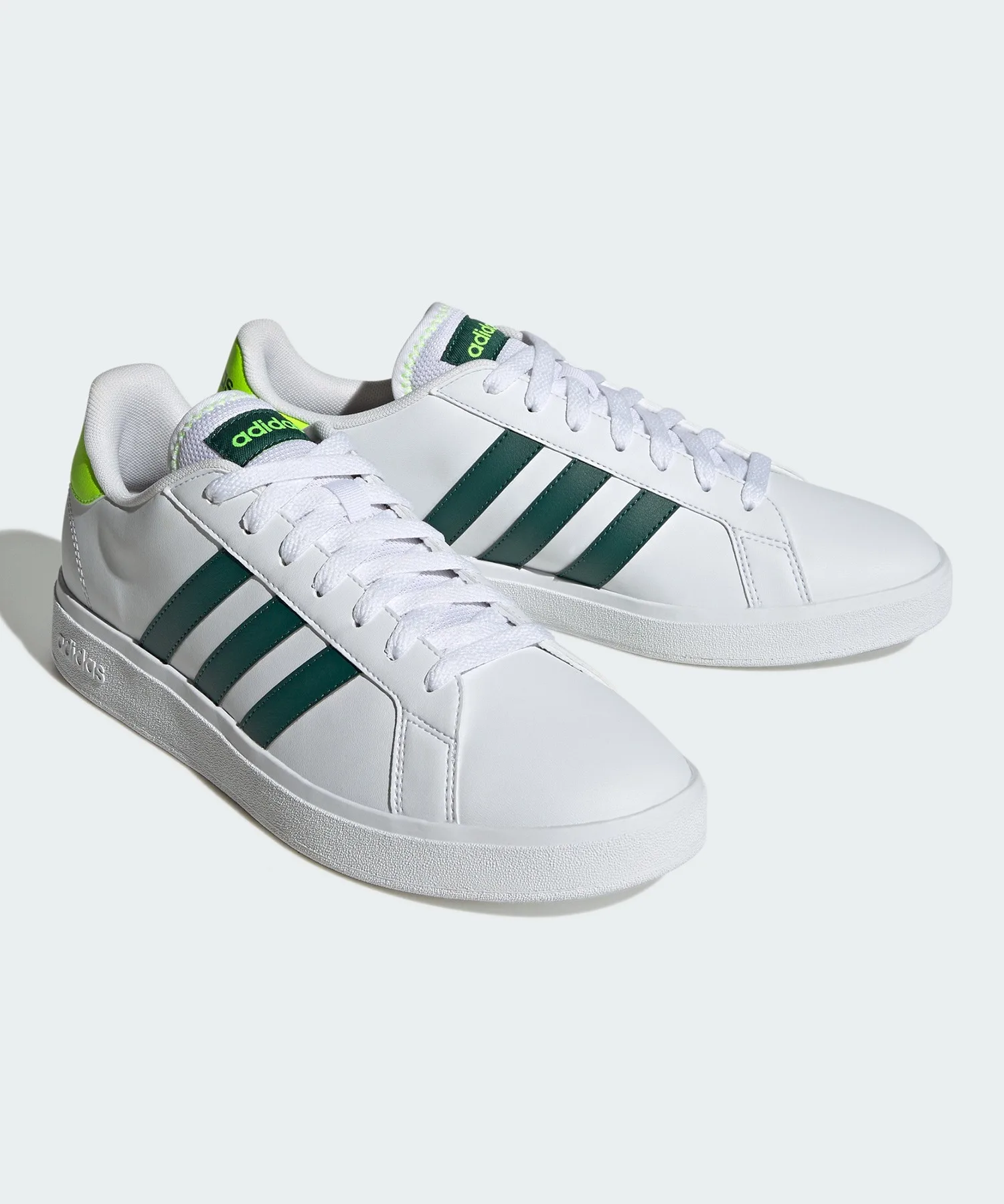 Кроссовки из переработанных материалов GrandCourt TD adidas Lifestyle черно-белые — фото 2