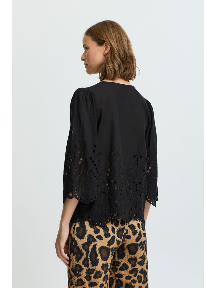 

B. young Блузка BYINGELISS - легкая тканая, А-образного силуэта, черная