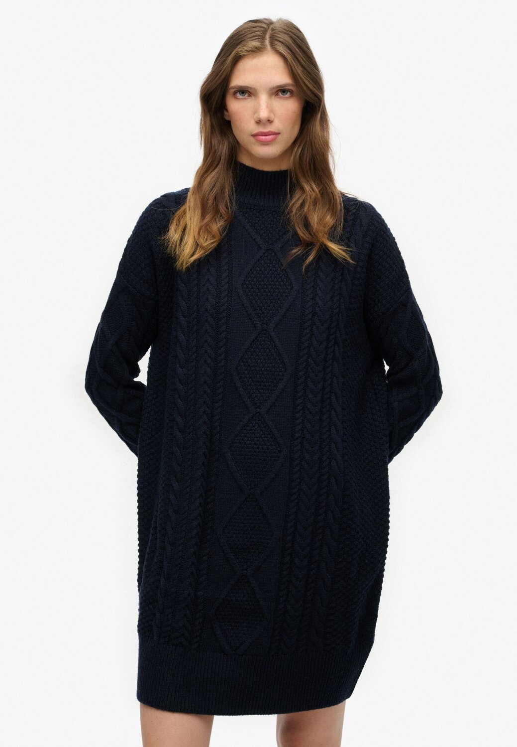 

Superdry & Co Вязаное платье в цвете Marine Blue