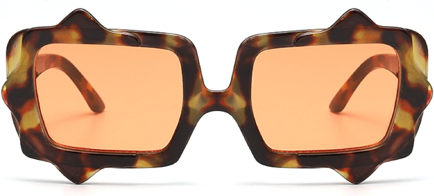 

Модные винтажные прямоугольные женские солнцезащитные очки, популярные очки с леопардовым принтом зеленого цвета, трендовые мужские солнцезащитные очки UV400 756205 Melrose, Orange