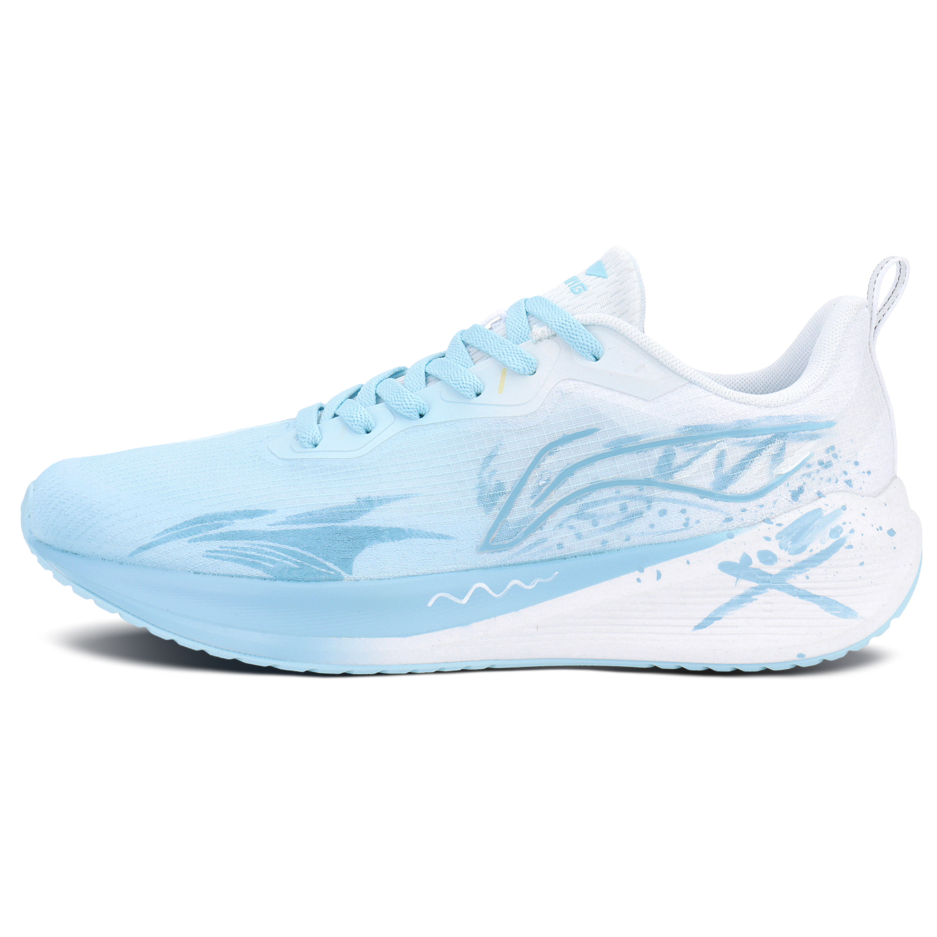Li-Ning Wuyue Cushioning, Wear Resistant низкие кроссовки для города и бега мужские Blue White — фото 3