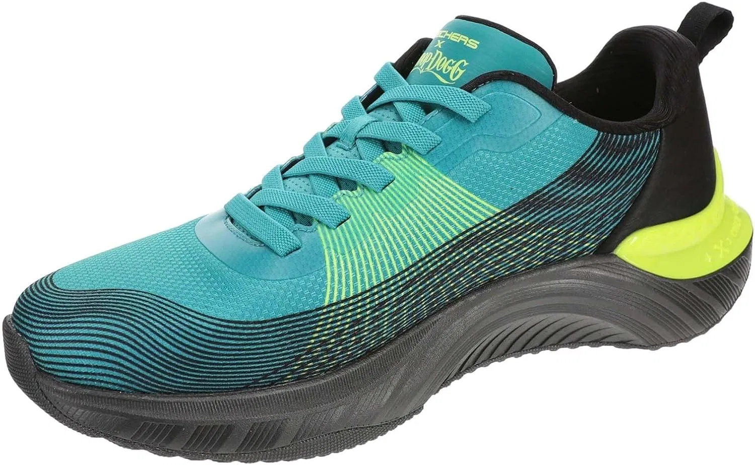 Мужские кроссовки Skechers Snoop Ace Cyber ​​Walker, Black Green — фото 4