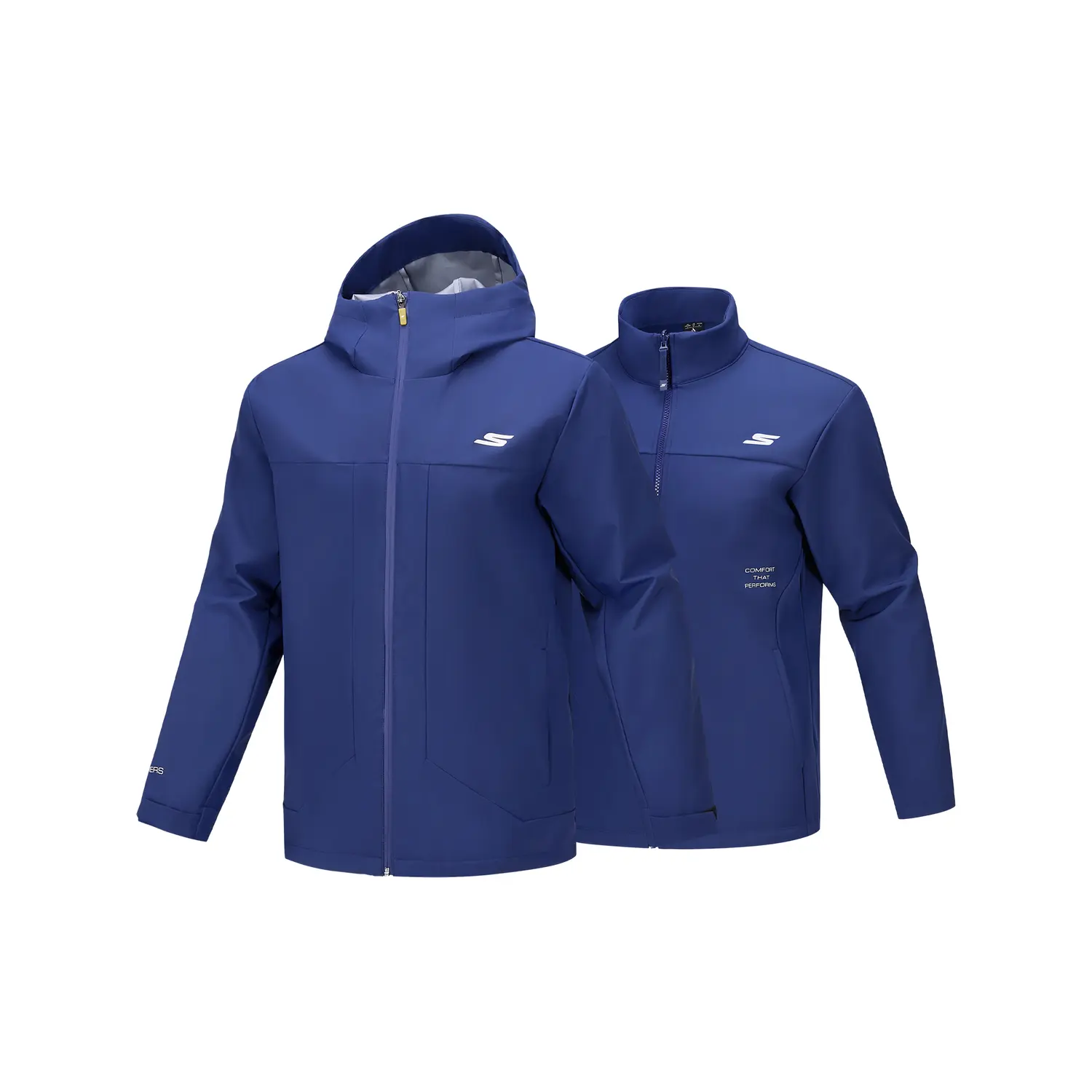 

Skechers Куртка мужская Medieval Blue 007D с капюшоном, умеренная посадка, прочее