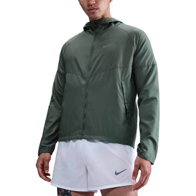Nike Куртка MILER мужская землянисто-зеленая, Earth Green — фото 2