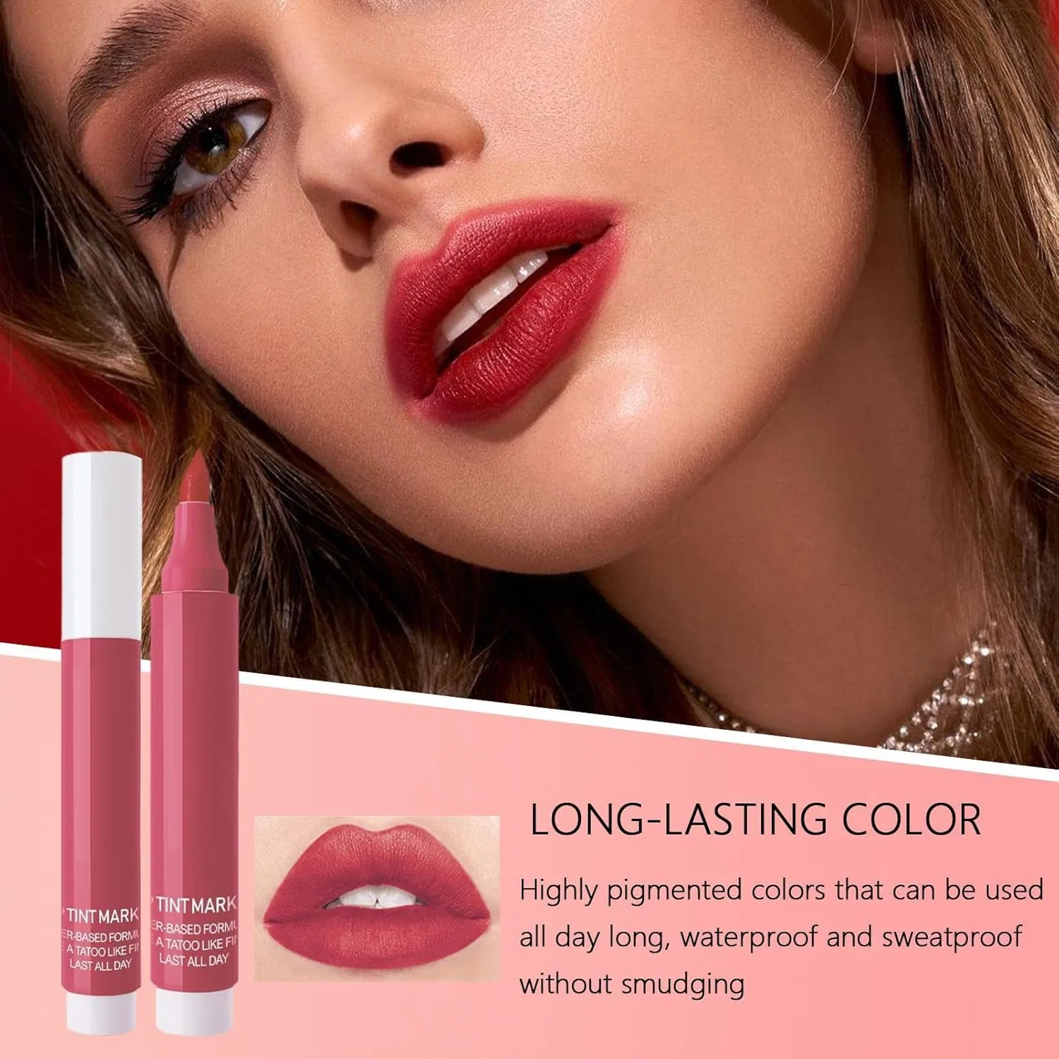 Маркер для губ Lip Stain Generic, цвет 04, объем 3 г — фото 3