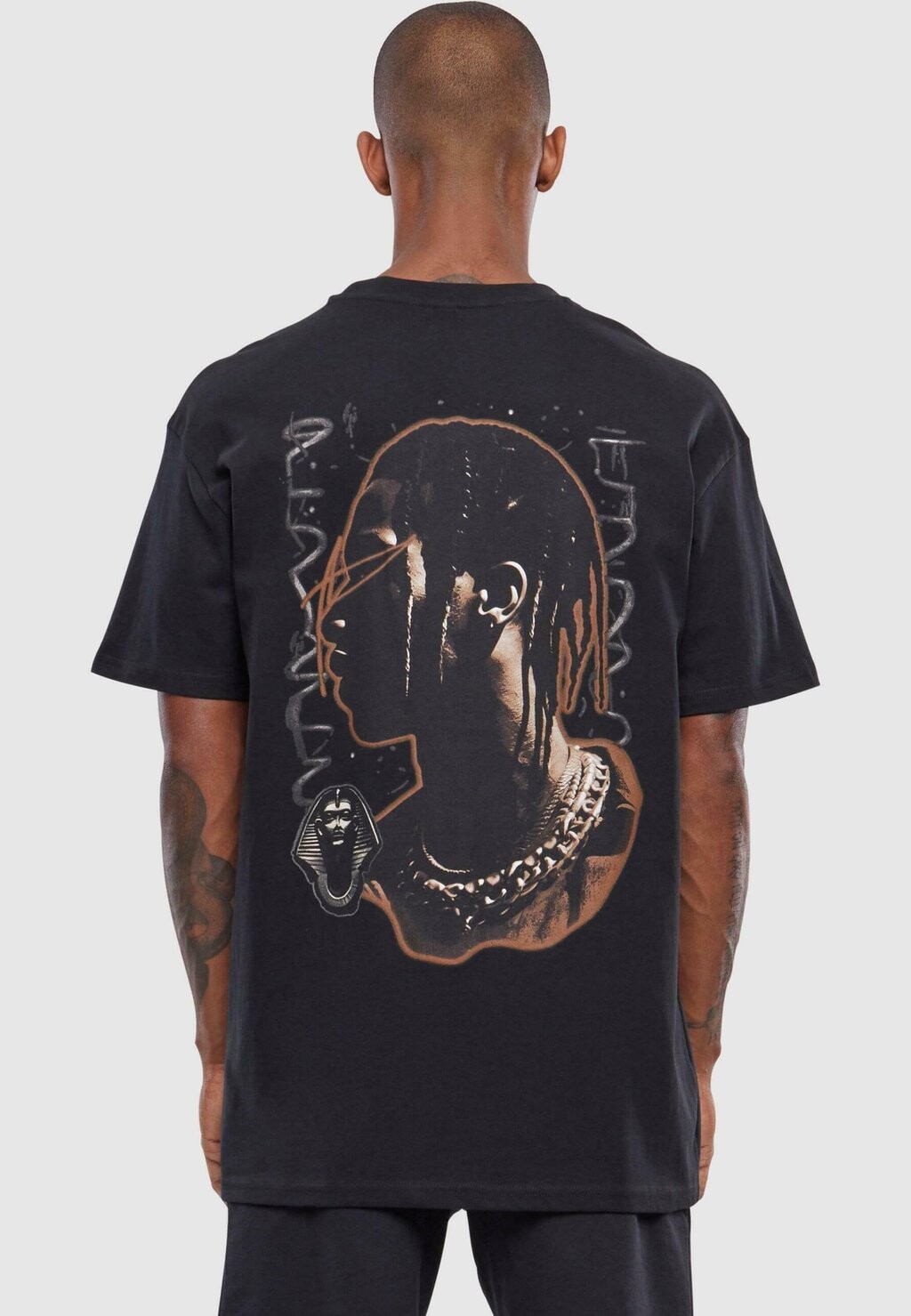 

Футболка с принтом Upscale by Mister Tee, черная, Черный, Футболка с принтом Upscale by Mister Tee, черная