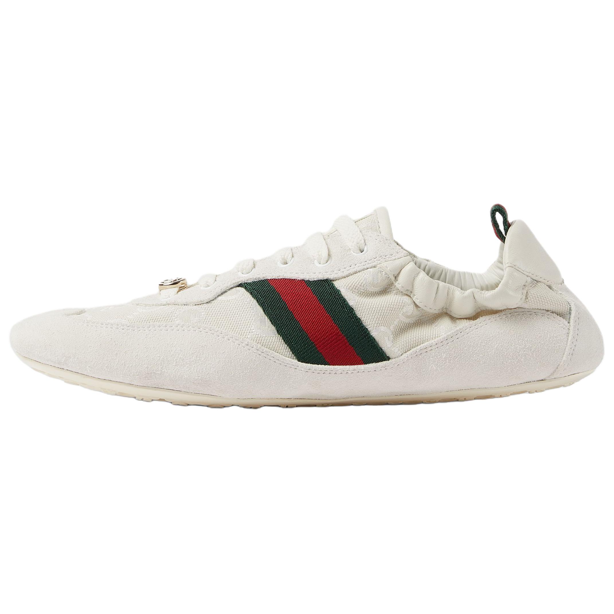 GUCCI Женские кроссовки Shift Low top Casual белые