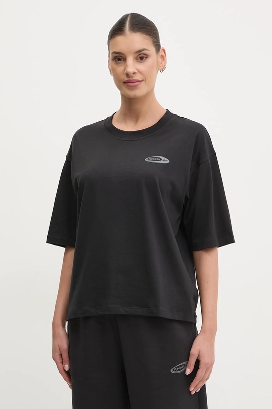 

Хлопковая футболка Reebok Classic, черный
