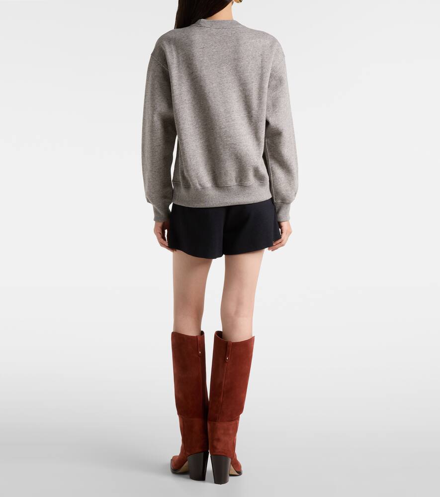 Флисовая толстовка Polo Bear из хлопковой смеси Polo Ralph Lauren, Dark Vint Heather — фото 3