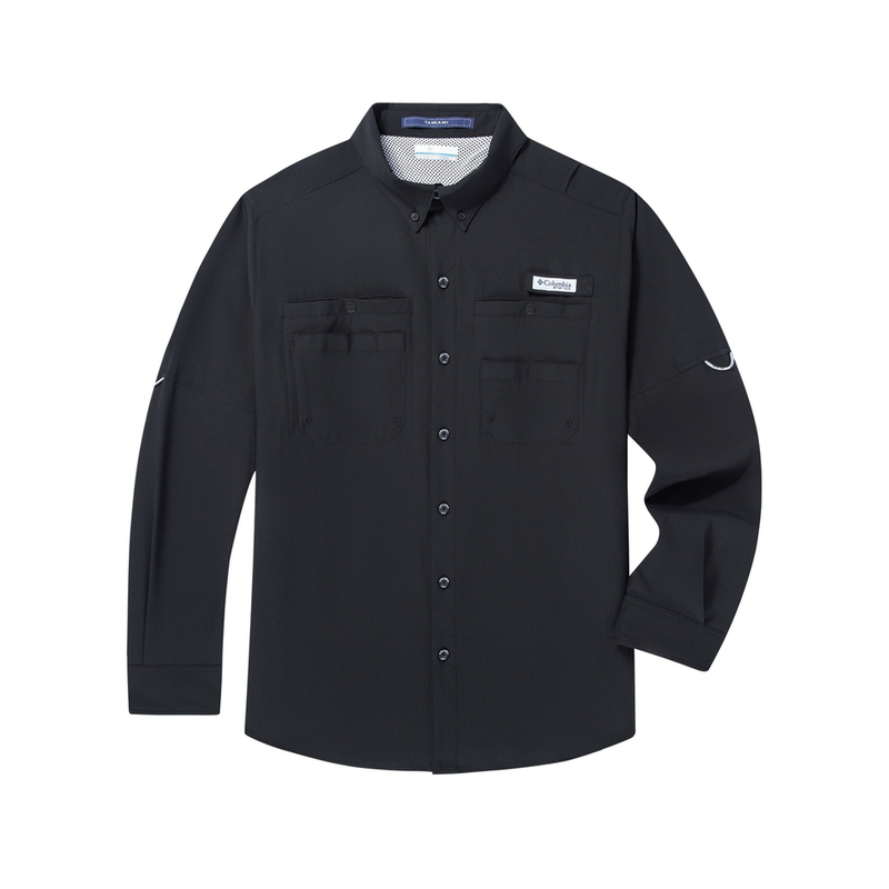 

Columbia Мужская рубашка с черным лацканом, средней кроя, другие