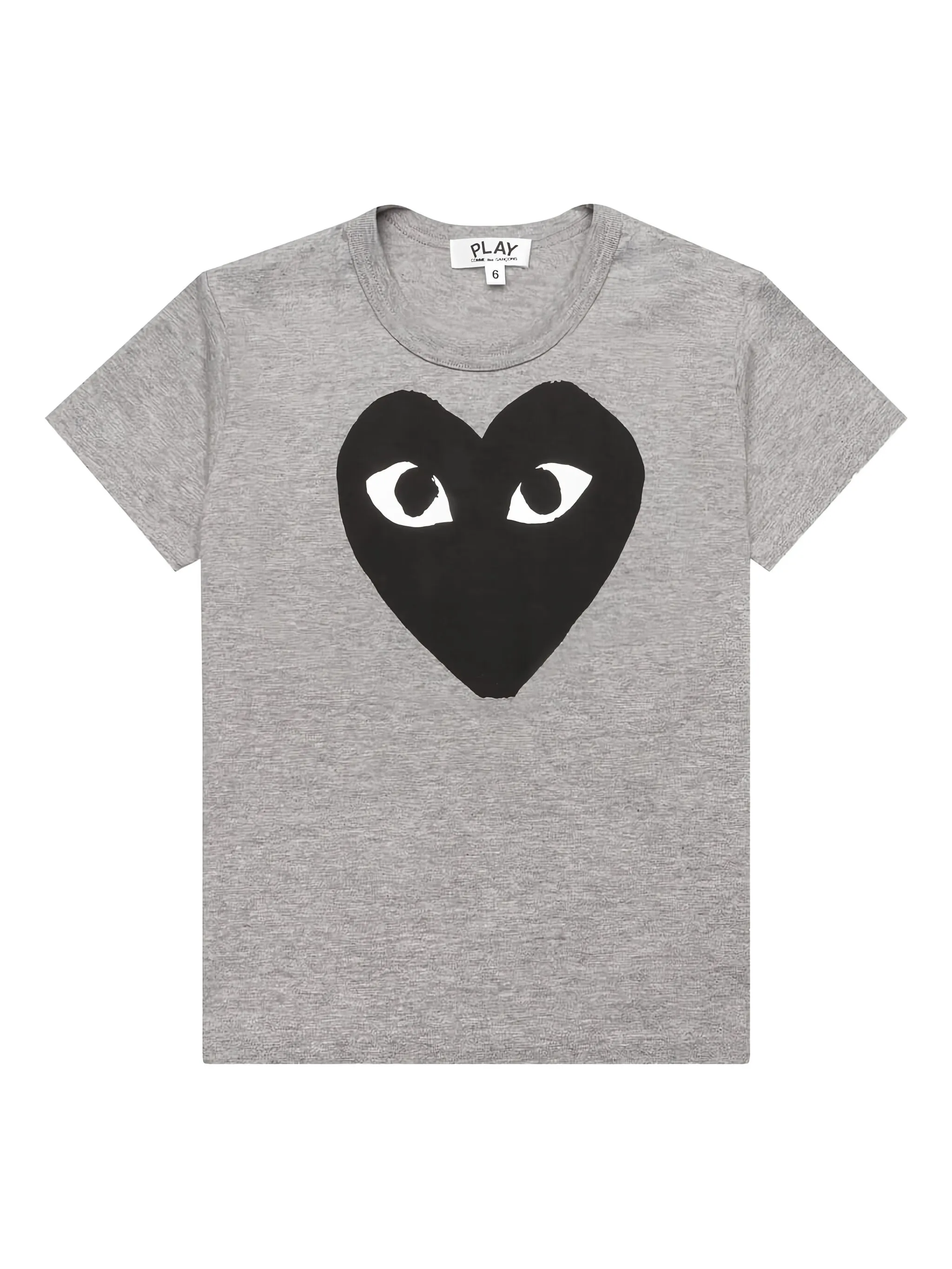 

Футболка с принтом Comme Des Garçons Play Kids, серый