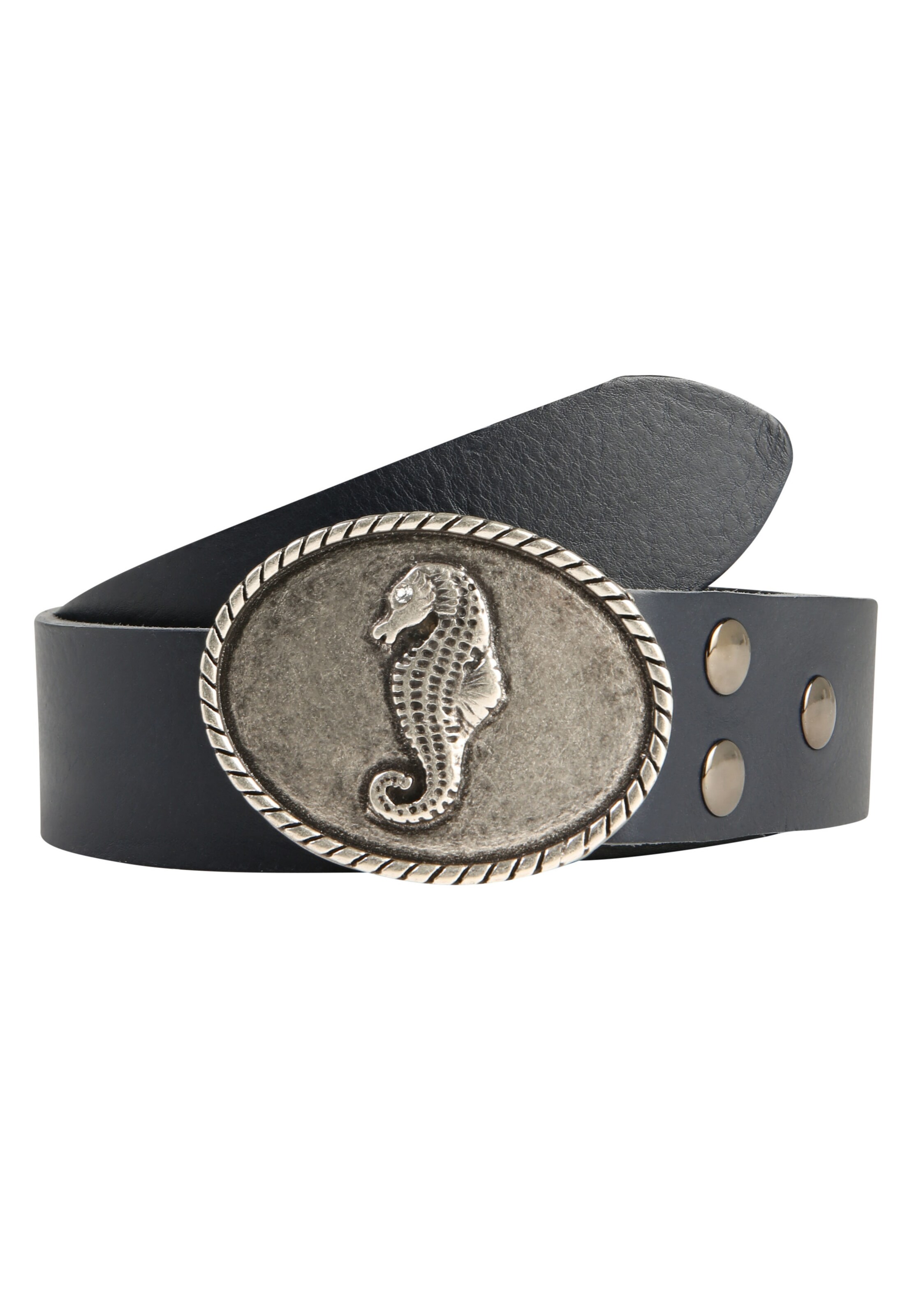 

RETTUNGSRING by showroom 019° Ремень в темно-синем цвете