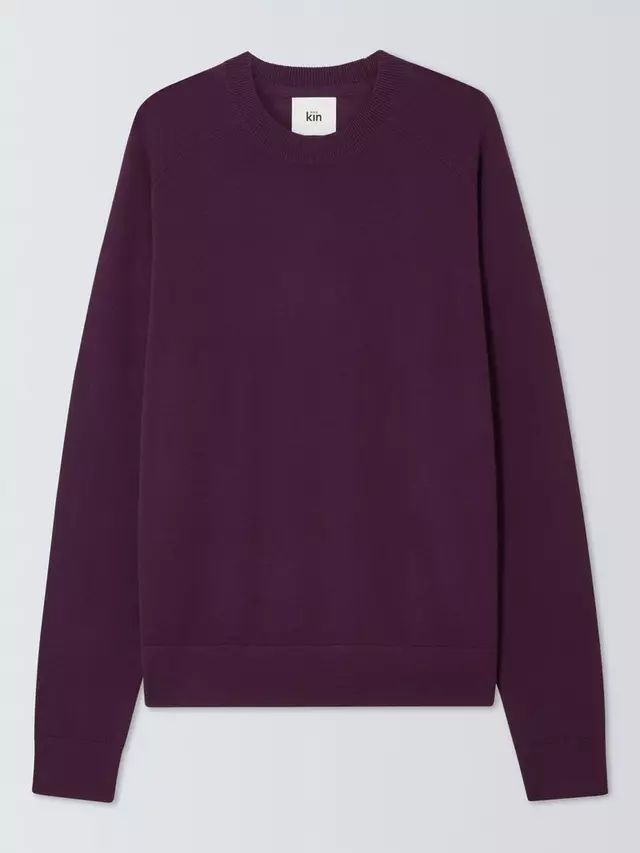 

Джемпер Kin Merino Wool Crew Neck, цвет deep/purple