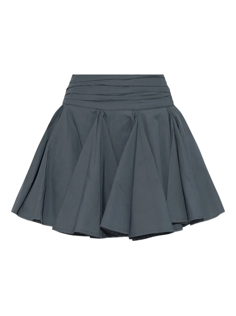 

Мини-юбка-тюльпан в складку AllSaints, синий