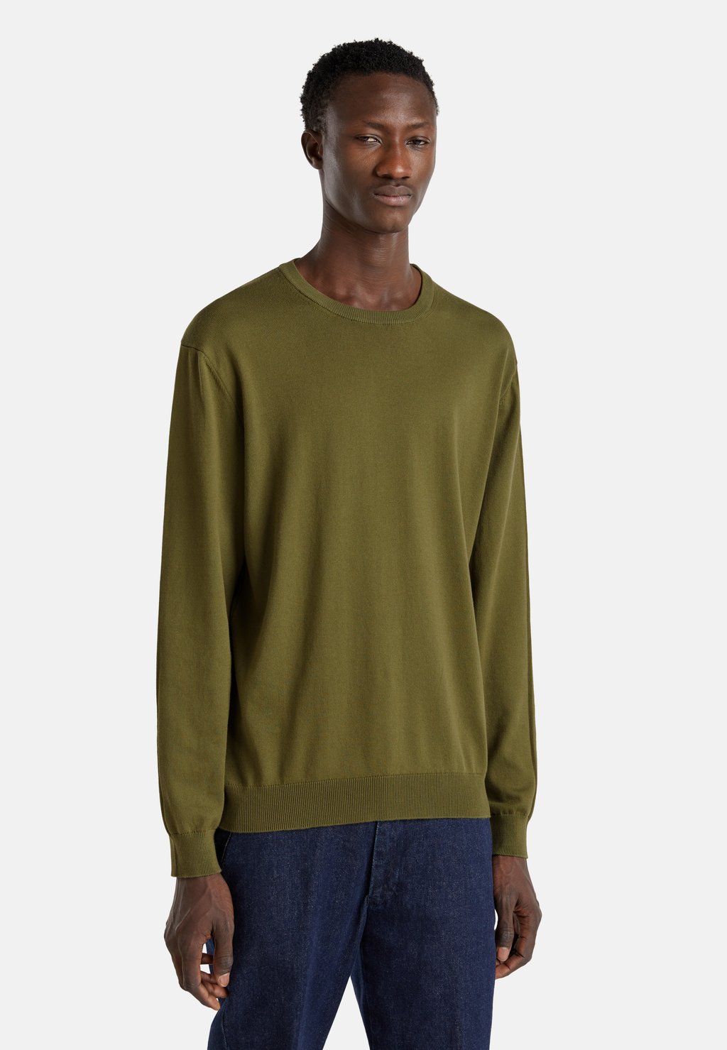 

Джемпер CREW NECK United Colors of Benetton, зеленый