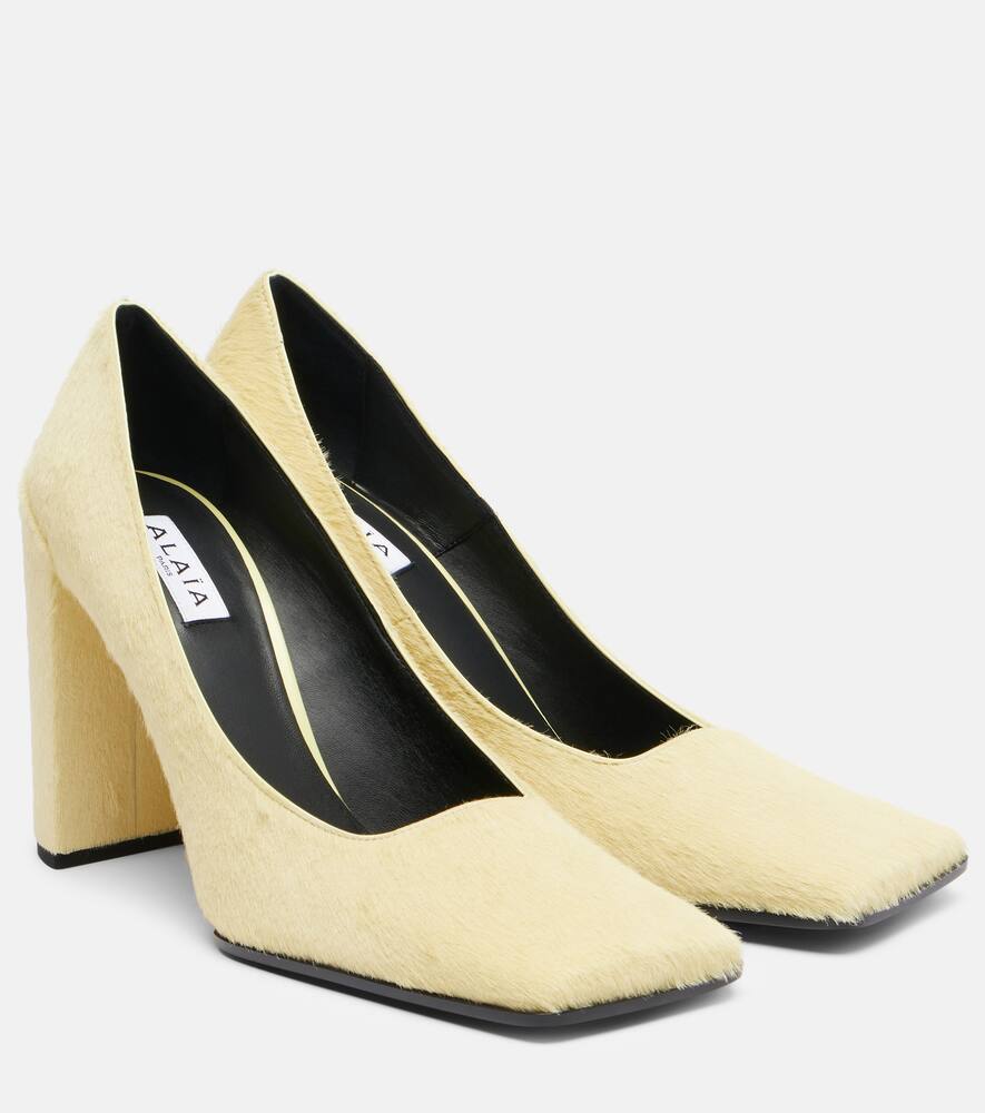Туфли-лодочки из телячьей кожи Alaïa, Limonade