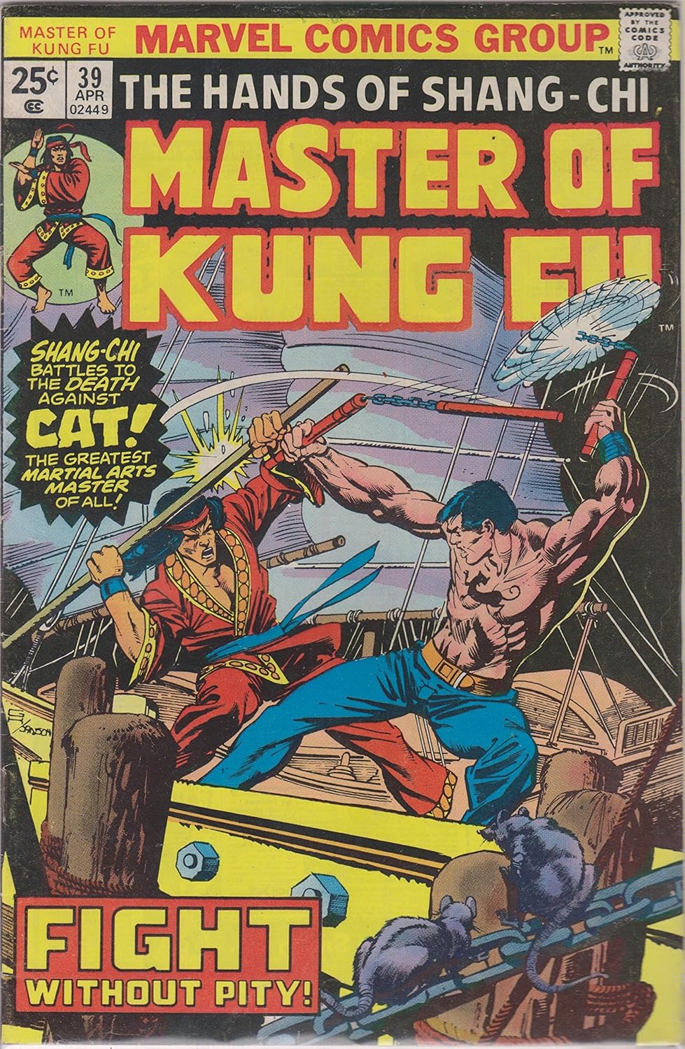 

Hands of Shang-Chi, Master of Kung-Fu, #39 (Marvel Comics)