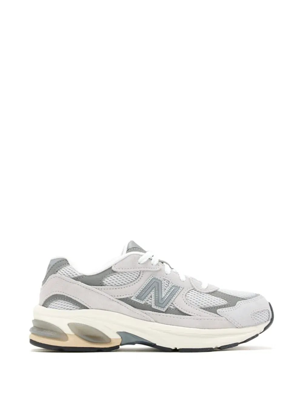 Кроссовки на шнуровке 2010 года New Balance Kids, серый