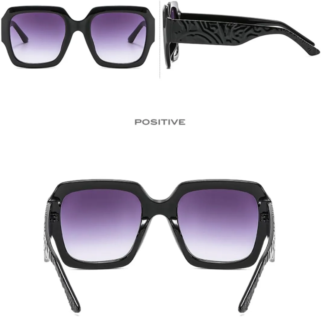 

Солнцезащитные очки для мужчин и женщин - защита UV400 - большая легкая оправа, градиентные линзы, для занятий спортом на открытом воздухе и вождения DSVIGF, Leopard