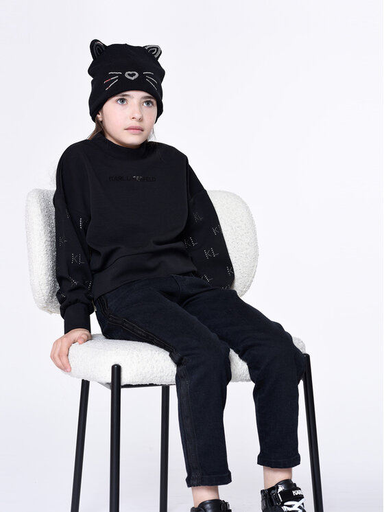 

Джинсы mom fit Z14217 D Karl Lagerfeld Kids, черный