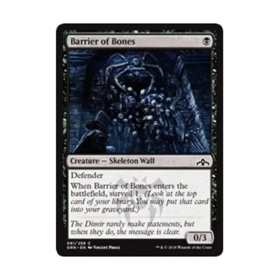 

CCG Барьер из костей (С), MTG - Guilds of Ravnica