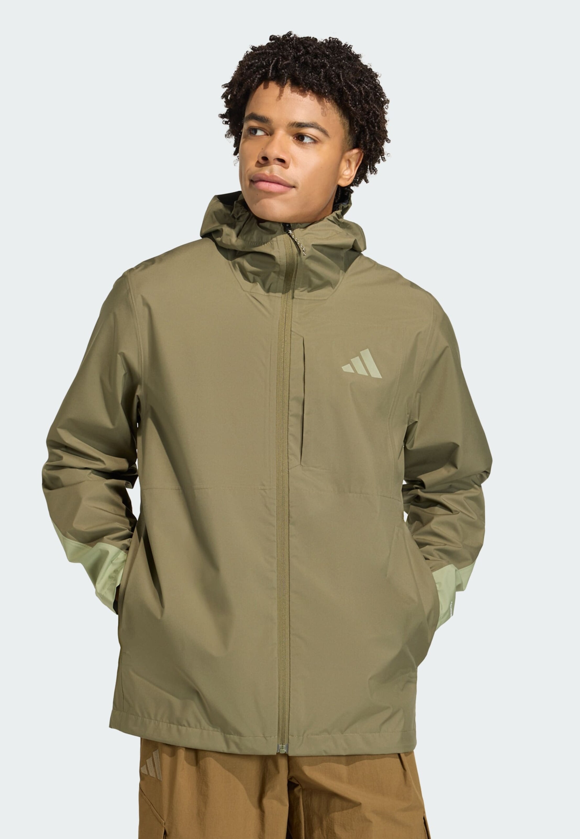 

ADIDAS TERREX Куртка Outdoor 'Multi 2.5' в цвете Olive, Light Green