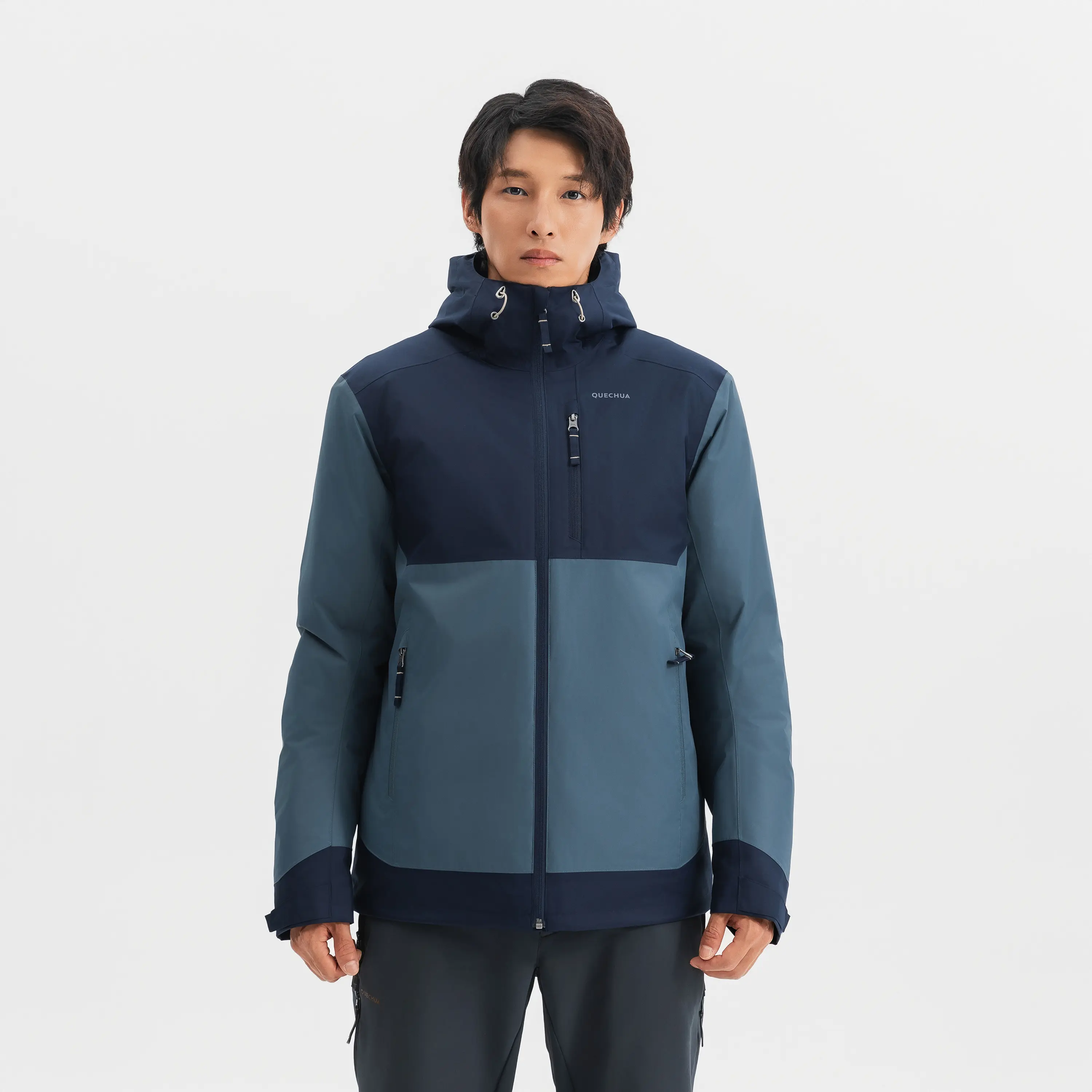 

Мужская утепленная куртка для походов NH500 синяя Quechua