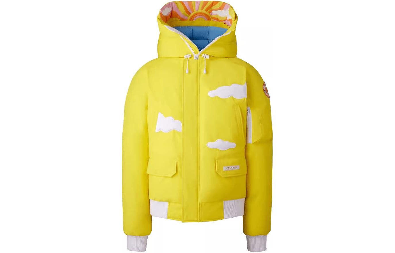 

MIRA MIKATI Co-brand пуховик унисекс желтый Canada Goose