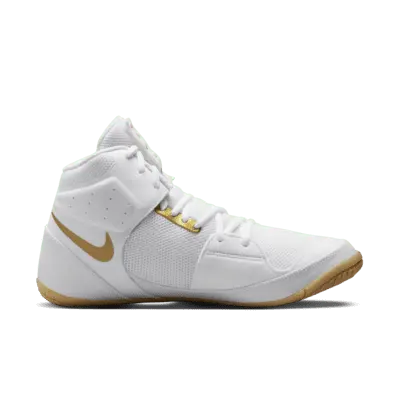 Кроссовки Nike Fury Wrestling Shoes, цвет White/Cool Grey/Metallic Gold — фото 3