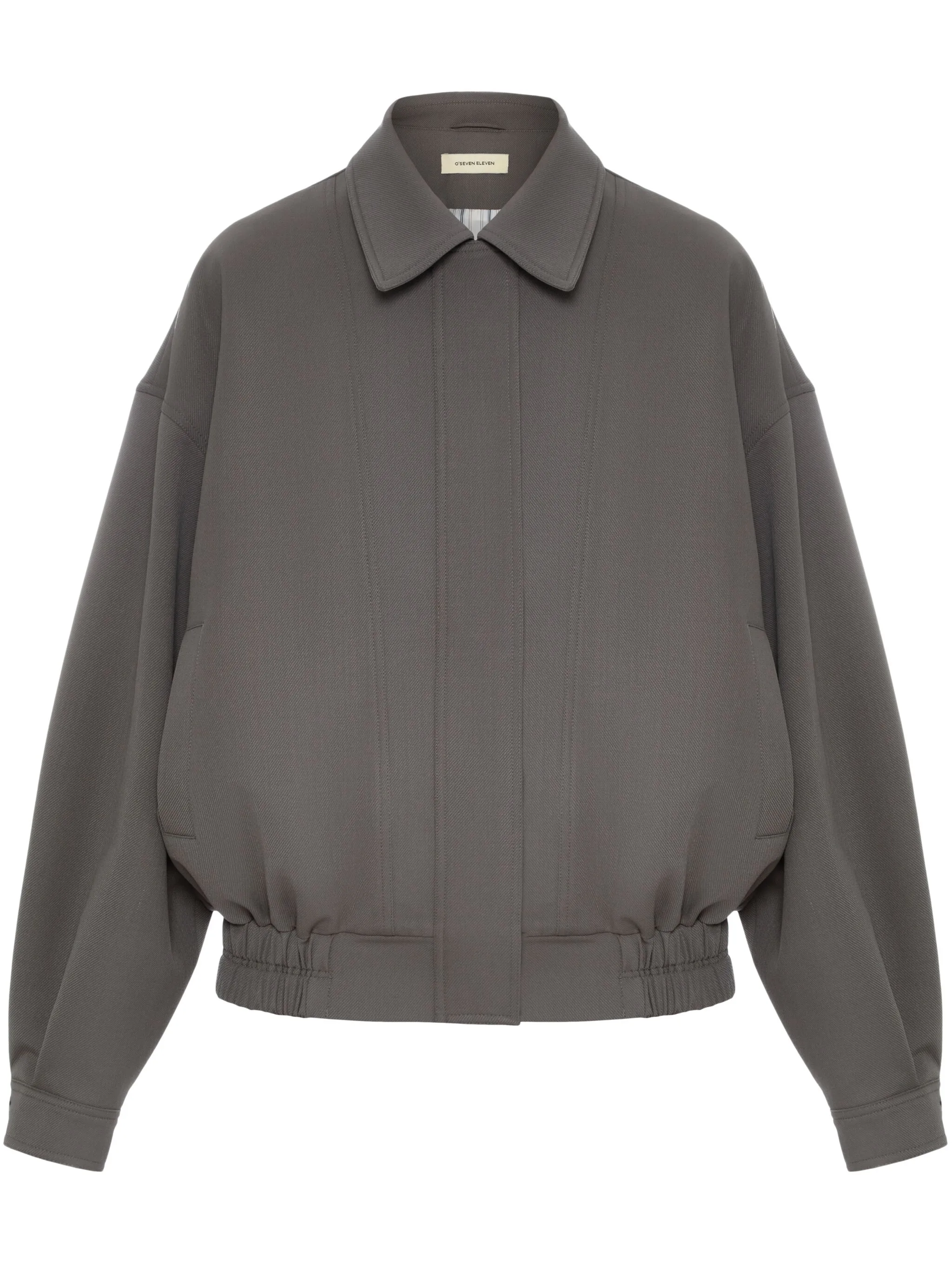 

Бомбер на молнии 0711, серый