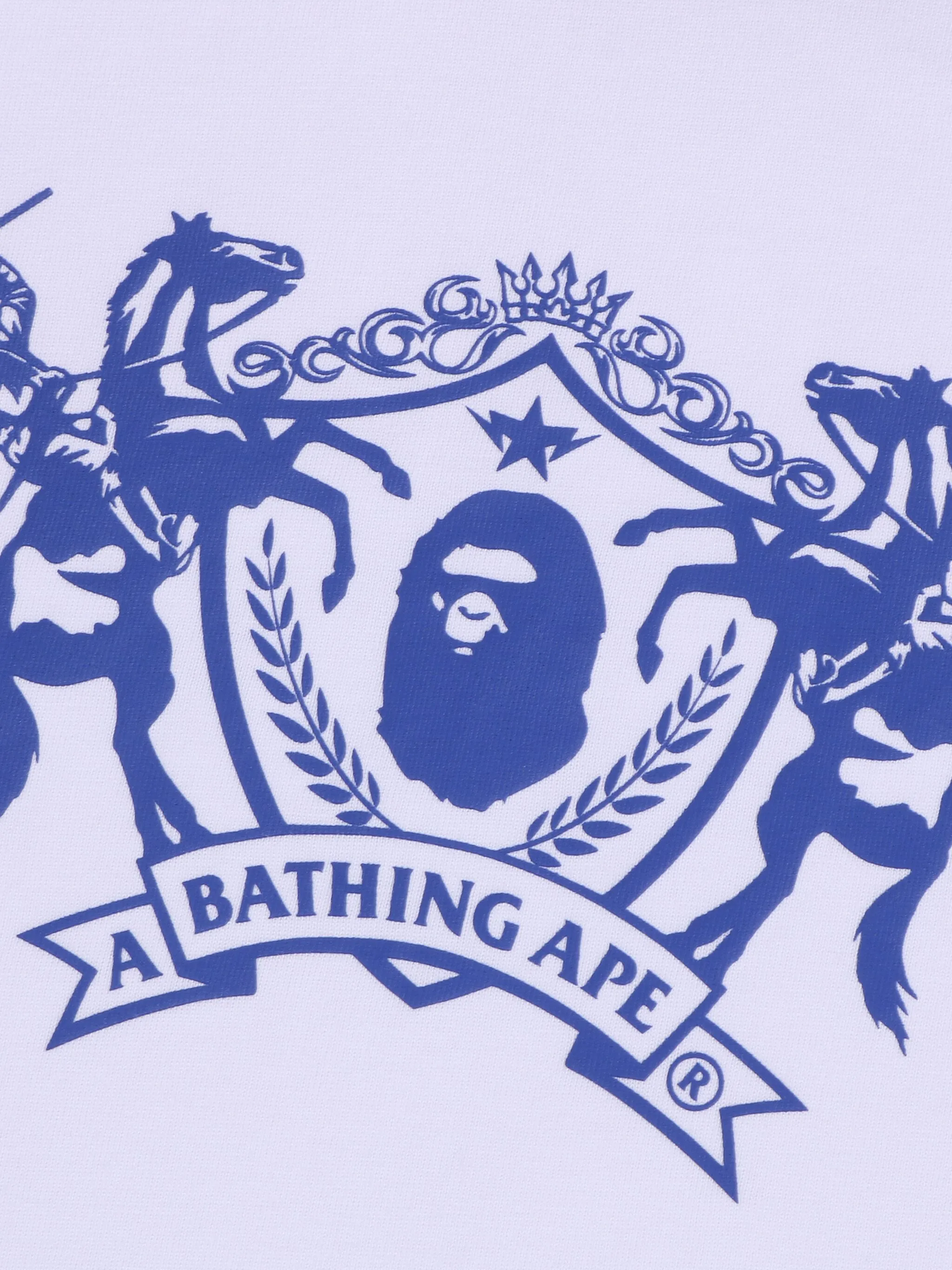 Футболка с короткими рукавами A Bathing Ape, белый — фото 2