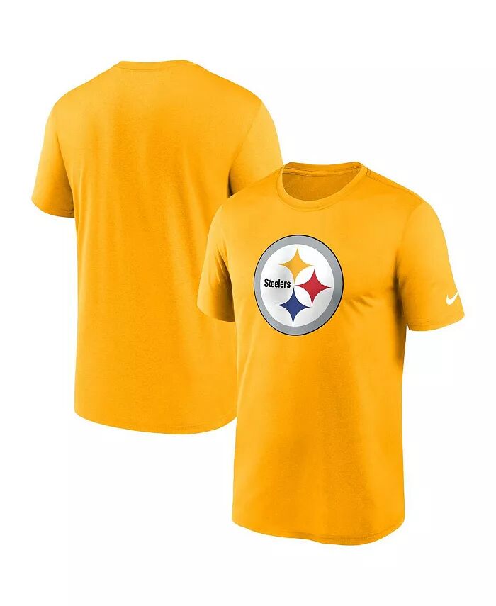 

Мужская золотая футболка с логотипом Pittsburgh Steelers Legend Performance Nike