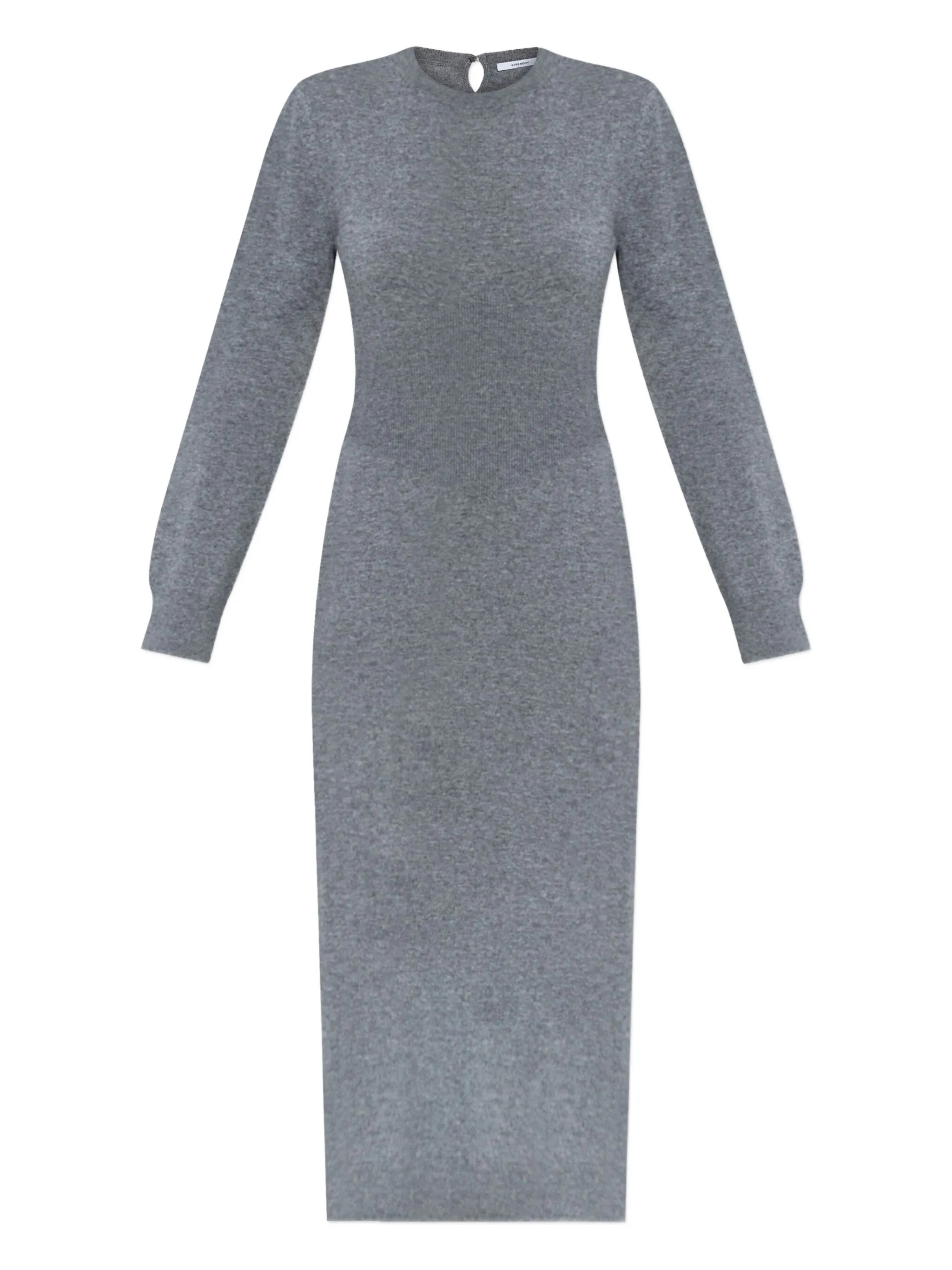 

Платье миди в рубчик Givenchy, серый