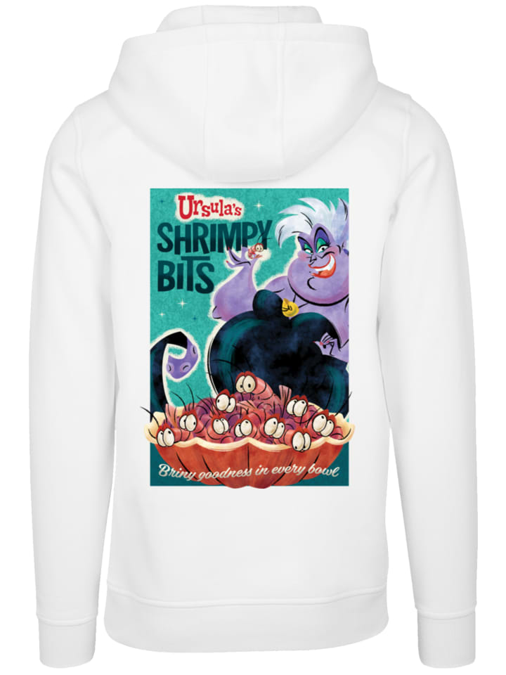 

Пуловер F4NT4STIC Hoodie Disney Villians Ursula Shrimpy Bits, белый