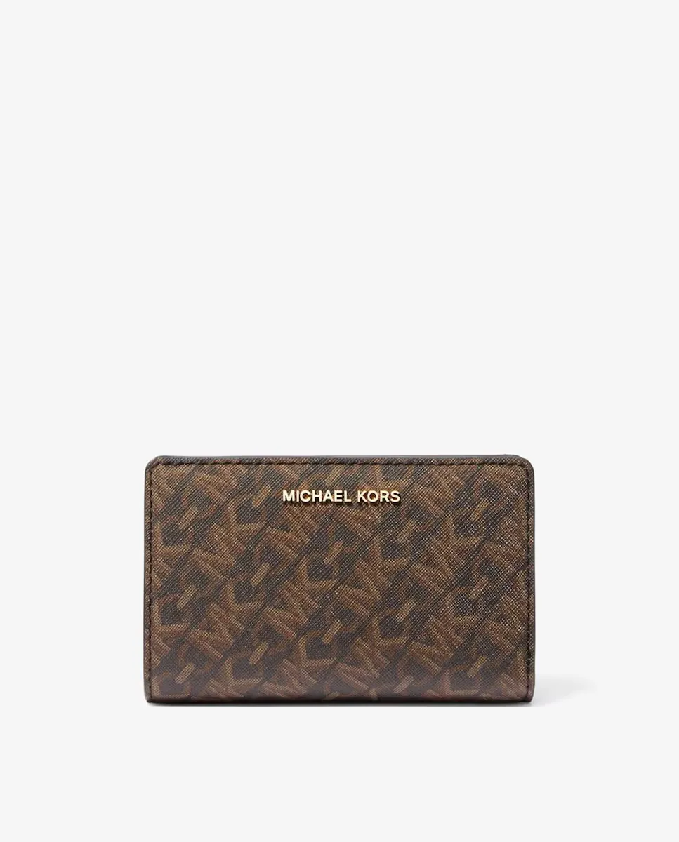 

Женский кошелек с логотипом Michael Michael Kors, коричневый