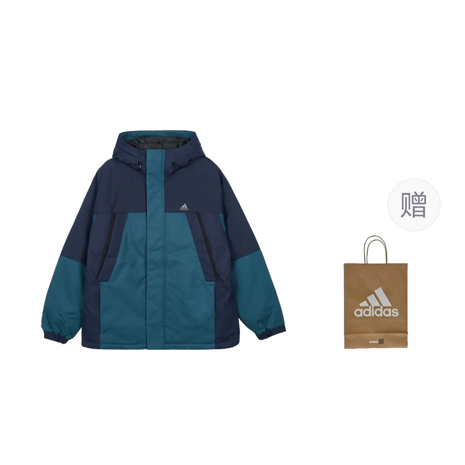 

Куртка мужская зеленый Adidas