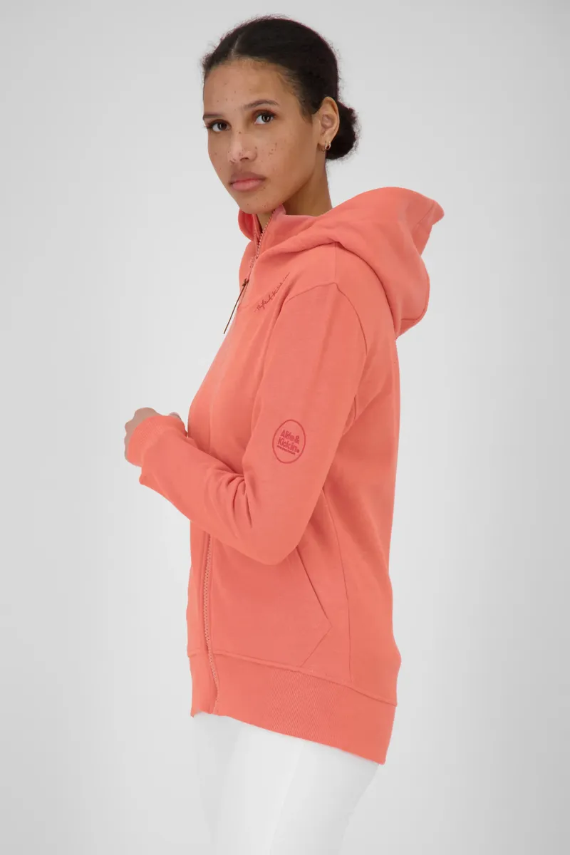 

Толстовка с капюшоном Alife & Kickin "YasminaAK A Sweatjacket Women", цвет Salmon Melange