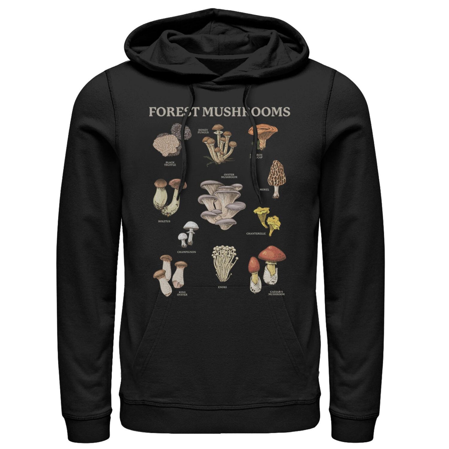 

Мужская толстовка с капюшоном Wild Forest Mushrooms Draws Generic