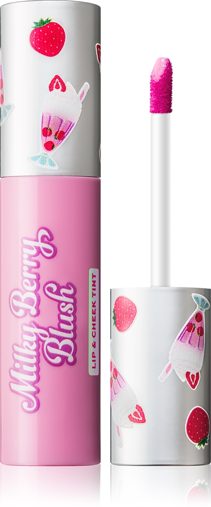 

Многоцелевые румяна Milkshake Milky Berry Blush для губ и лица I Heart Revolution, atspalvis pink passion 10 мл