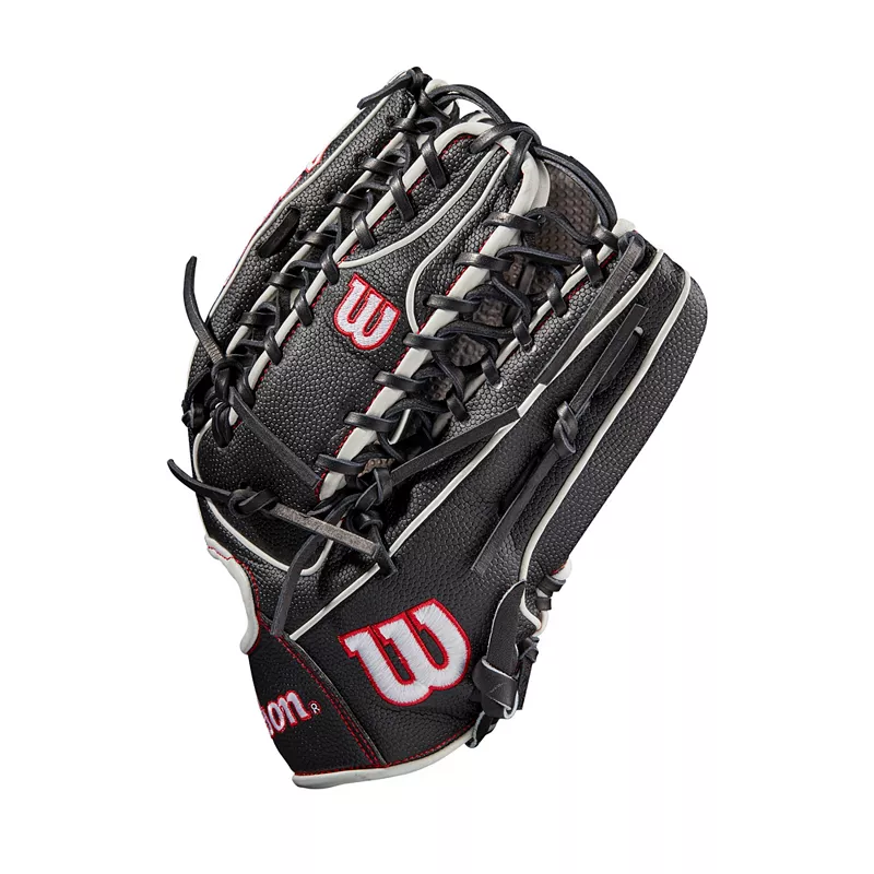

Перчатки Wilson 12,75 дюйма OT7 A2000 SuperSkin Series с Spin Control, черный/белый