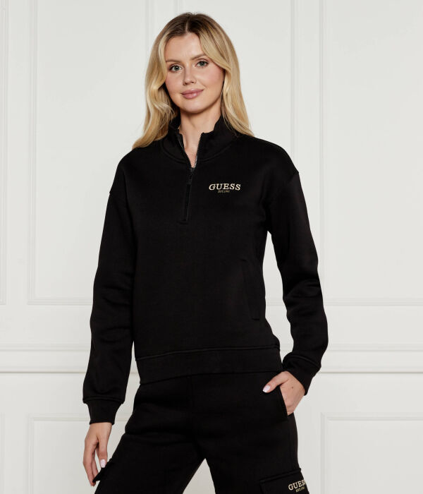 

Толстовка женская Guess Active на молнии, черный