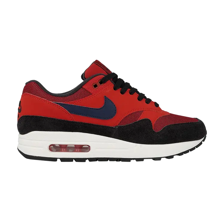 

Кроссовки Nike Air Max 1 'Red Crush', красный, Красный;черный, Кроссовки Nike Air Max 1 'Red Crush', красный