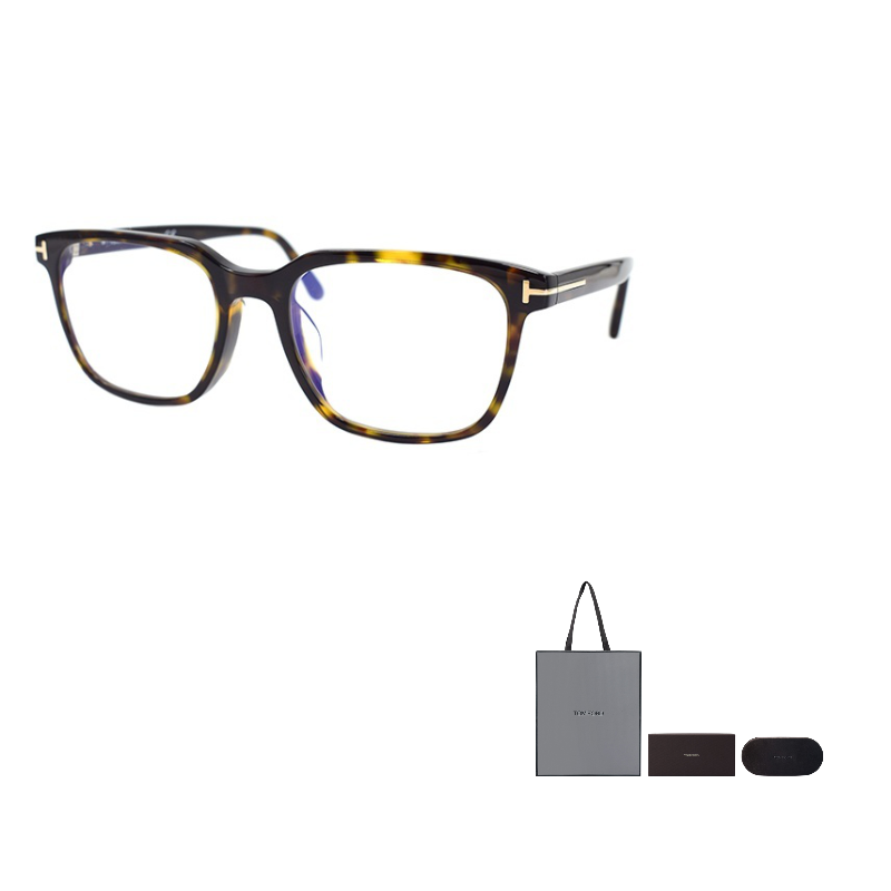 

TOM FORD Овальные очки в черепаховой оправе, Tortoiseshell