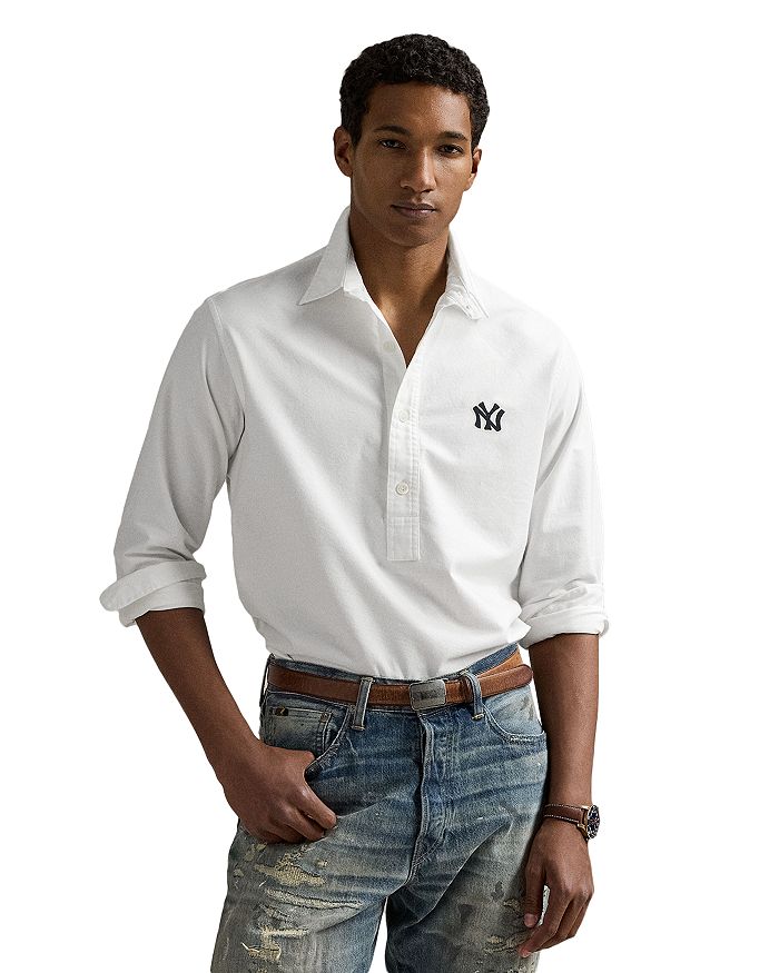 

Оксфордская рубашка Yankees Polo Ralph Lauren, белый