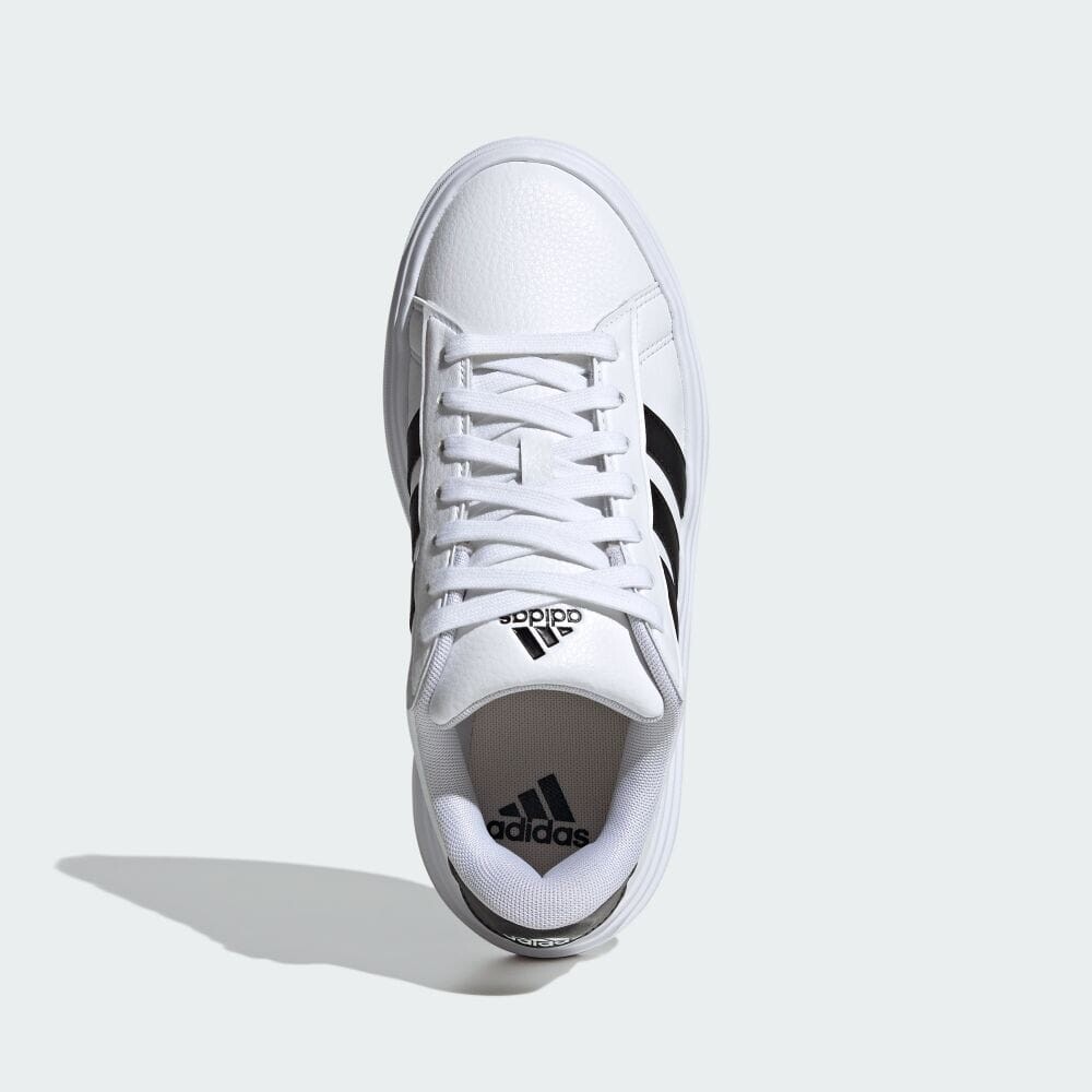 Кроссовки Adidas GRANDCOURT PLATFORM, цвет White/Black — фото 2