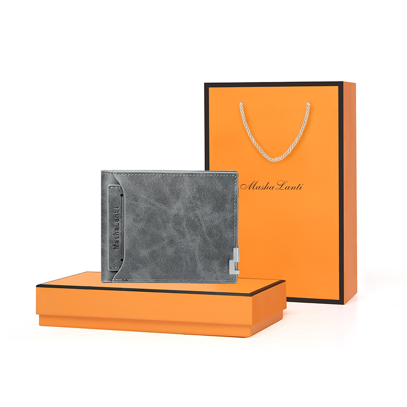 

MashaLanti Мужской кошелек для карт из микрофибры кофейный, Smoke Gray
