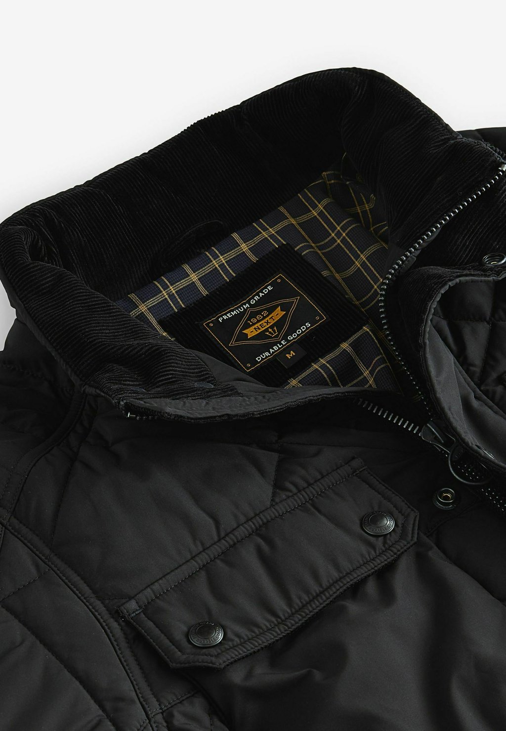 Зимняя куртка DIAMOND QUILTED BIKER Next, черный — фото 3