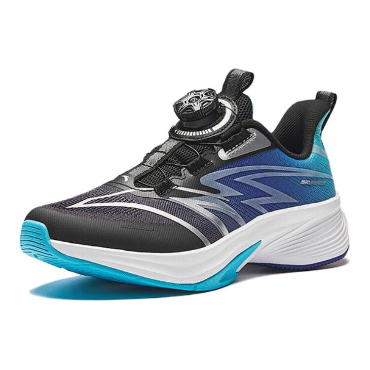Кроссовки для бега Rogue Wave Lite 2.0 Kids для начальной школы Antakids, цвет Black/Sapphire Blue — фото 3