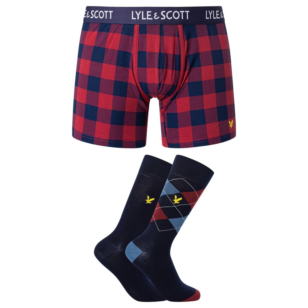 

Нижнее белье цвета бордо из хлопка Lyle & Scott